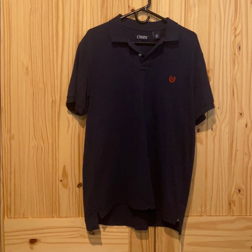 Men’s Chaps Polo - Stretch - Large - Navy